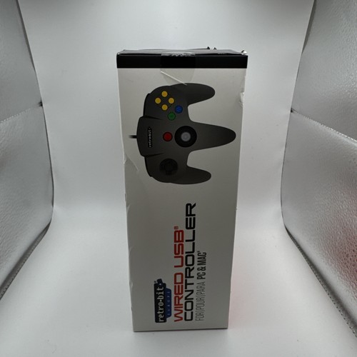 Controlador Nintendo 64 N64 Retro-Bit Gris con Cable para PC y Mac [Nuevo] - Imagen 2 de 6