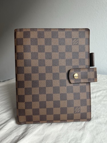 Louis Vuitton Damier Ebene Agenda Planner GM Large