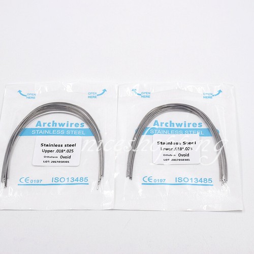 10 Packungen Dental Kieferorthopädisch Edelstahl Rechteckig Bogen Draht Natur/Ovid - Bild 29 von 48