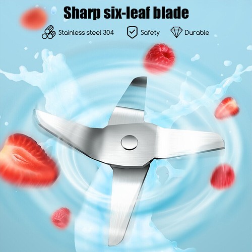 380ml Mini Blender Portable Juicer Cup USB Rechargeable Fruit Smoothies Mixer US - Picture 7 of 25