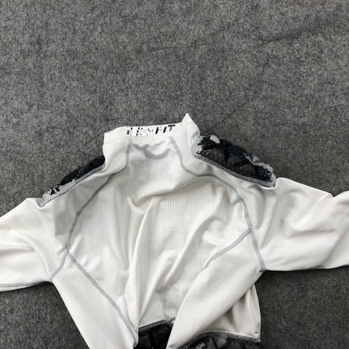 Adidas Shirt Boys XL White Logo Short Sleeve Padded Youth * - Picture 11 of 13