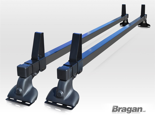 4x Universal Load Stops + 40mm U Bolt Brackets For Big Van Roof Rack Bars Style - Picture 2 of 5