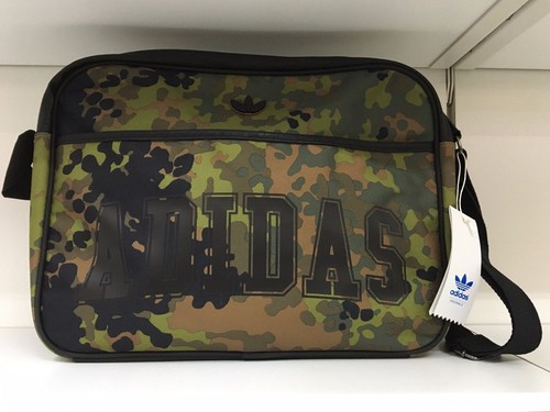 Tracolla Borsa Adidas Nera, Verde Militare, Ecrù e Blu elettrico diversi  modelli | eBay