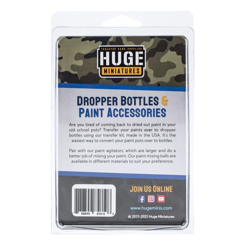 Huge Miniatures Paint Mixing Balls, 8mm Glass Agitators for Paints – 150 Pack - Picture 2 of 2