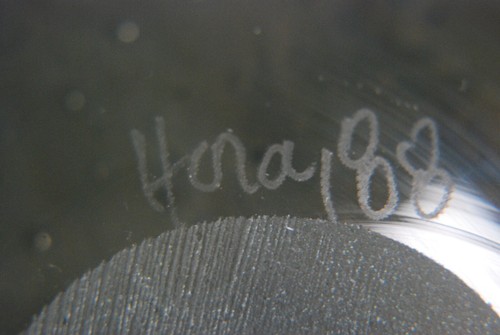 STUDIO GLAS Design Glas VASE signiert LUBIMOR HORA 1988 - Bild 6 von 6