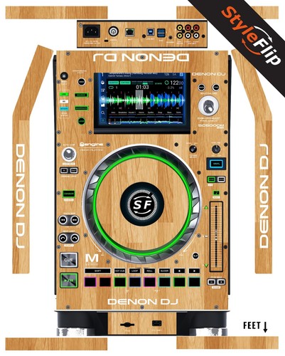 Denon DJ SC5000/5000M Prime Skin | 6 Wood Designs | Protective Decal | StyleFlip - Picture 6 of 13