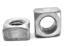 1/4"-20 Coarse Thread Grade 2 Regular Square Nut Plain Finish