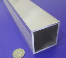 6061 T6 Aluminum Square Tube  2.00" Square x 1/8" Wall x 24"