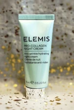 ELEMIS~Pro-Collagen Night Cream~Anti-Wrinkle Hydrating Cream~15ml/0.5 fl oz~NWOB