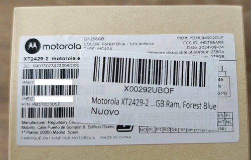 Motorola Edge 50 Fusion in Forest Blue (New & Sealed, Free Shipping) 12 +256 GB - 第 3/5 張圖片