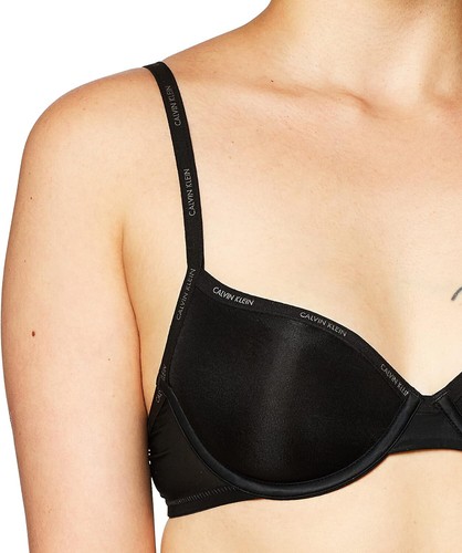 Calvin Klein Women's Sheer Marquisette Lightly Lined Demi Bra, 38B - Picture 2 of 4