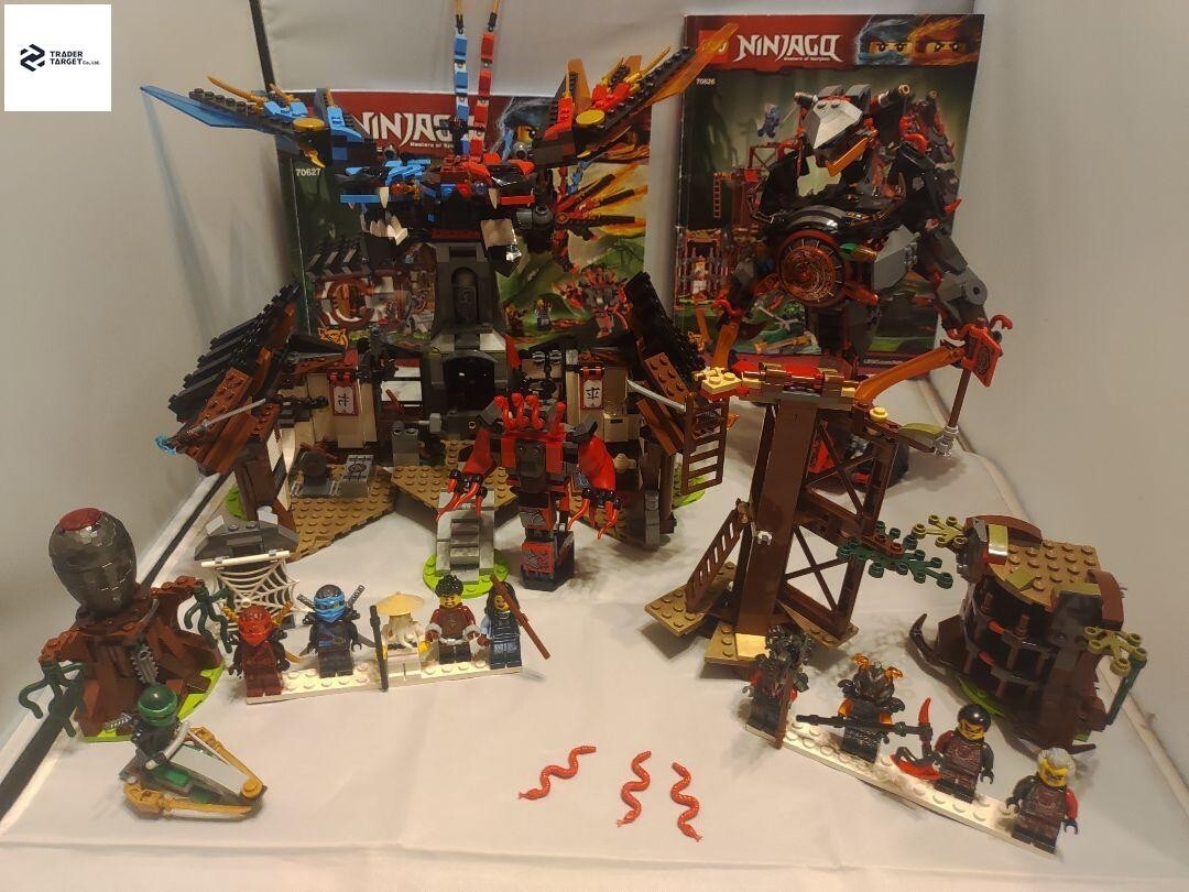 LEGO NINJAGO The Hands Of Time Dawn of Iron Doom 70626 & Dragon's