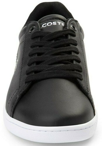 Lacoste Women's Carnaby Evo BL 1 Sneakers - Sz: 8- Black / White- NEW W/BOX - Picture 3 of 5