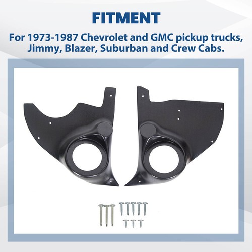 For 73-87 Chevy GMC pickup Truck blazer suburban speaker Kick Panels - Bild 2 von 13
