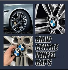 B M W ALLOY WHEEL CENTRE HUB CAPS E30,E36,E46,E92 68mm 1/3/5/6/7