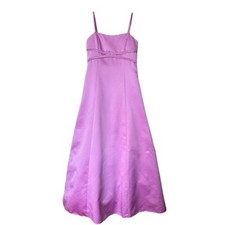 Davids Bridal Wild Orchid Sleeveless Spaghetti Strap Bridesmaids Dress 10
