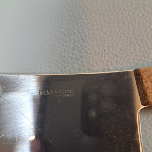 Vintage Hickory Farms Of Ohio Mini Cheese Slicer/Meat Cleaver 3” Blade Japan - Picture 5 of 5
