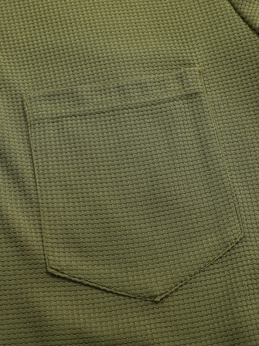 Herren Halsshirt Langarmshirt Mode Baumwolle Fake Zweiteiler T-Shirt - Bild 12 von 28