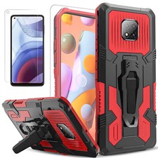 For Motorola Moto G Power Play 2021 Case Phone Cover Tempered Glass Protector
