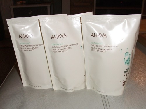 Ahava Natural Deadsea Salt Bath Salts 250g Packs 3,6,9 or 12 Free Postage - Picture 3 of 6