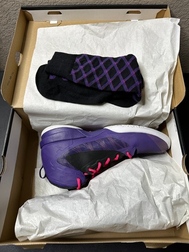 RARE! VVVNDS Size 12 Jordan Fly Wade 2 EV Miami Nights (2012) Nike w/ SOCKS HEAT - Picture 8 of 11