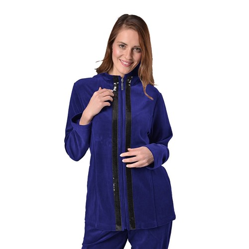 Desen Hausanzug Damen Velours Nicki Anzug Freizeitanzug Sportanzug - Bild 34 von 67