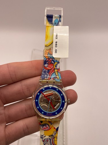 Swatch + Dummy + Variant+ Tin Toy + GK155P1 Rare New Battery Swiss Watch - Picture 6 of 11