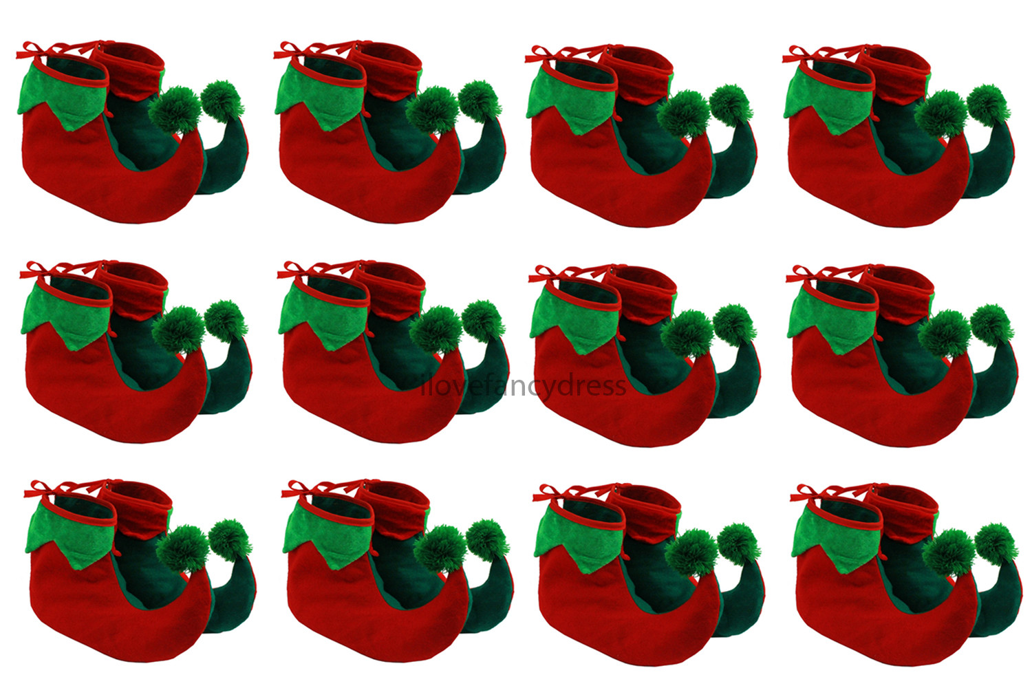 48 X BOTAS ELFO ZAPATOS PIXIE NAVIDAD DISFRAZ GRUPO GNOMO FIESTA NAVIDAD EVENTO
