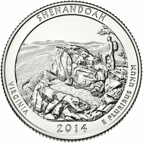 2014 Denver American The Beautiful National Park Quarters Coins US Mint Roll - Picture 3 of 6