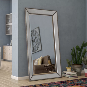 bemelle beaded leaner mirror