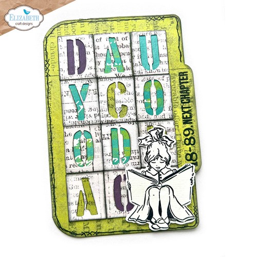Elizabeth Craft Stencil Alphabet Die : La Dolce Vita Collection - Picture 4 of 6