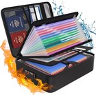 Tamfile 5200? Fireproof Document Box, 15''×11.2''×4.3'' Waterproof Document Bag