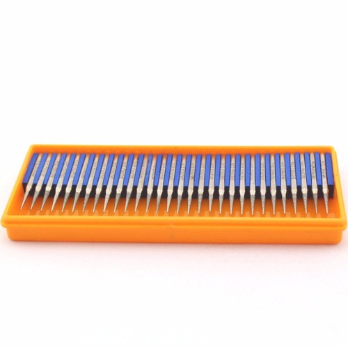 30Pcs Diamond Grinding Head Abrasive Bits NEEDLE SHARP 1.8 2mm Rotary Burrs 26# - Picture 4 of 8