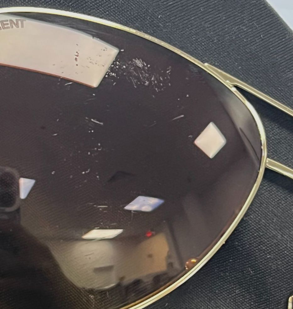 $405 Saint Laurent Classic 11 053 Occhiali da sole da aviatore oro donna 59 14 145