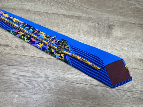 Vintage RUSH LIMBAUGH No Boundaries All Silk Tie Blue Abstract - Picture 4 of 8