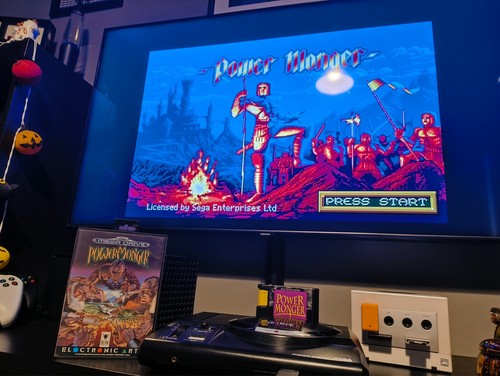 Power Monger Sega Mega Drive Game Boxed UK PAL RTS Fully Tested Working  - 1990 - Picture 2 of 7