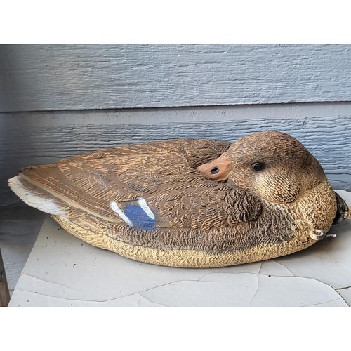 Carry-Lite Duck Decoys Sleeping Mallard Drake Hen Hunting Decor Farmhouse Nature - Picture 2 of 9