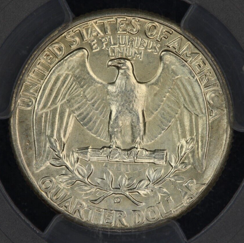 1941-D Washington Quarter 25c PCGS - MS62 - Picture 2 of 3