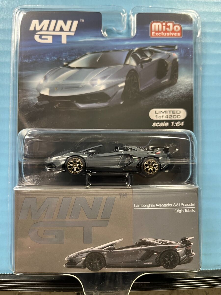 1/64 MINI GT MIJO LB WORKS LAMBORGHINI AVENTADOR SVJ GRAY 1/64 MINI GT MIJO LB WORKS LAMBORGHINI AVENTADOR SVJ GRAY