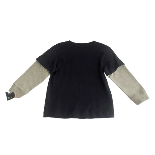 Tommy Bahama & Oshkosh Boys Size 2T Long Sleeve Graphic Shirts Blue Gray Set 2 - Picture 5 of 10