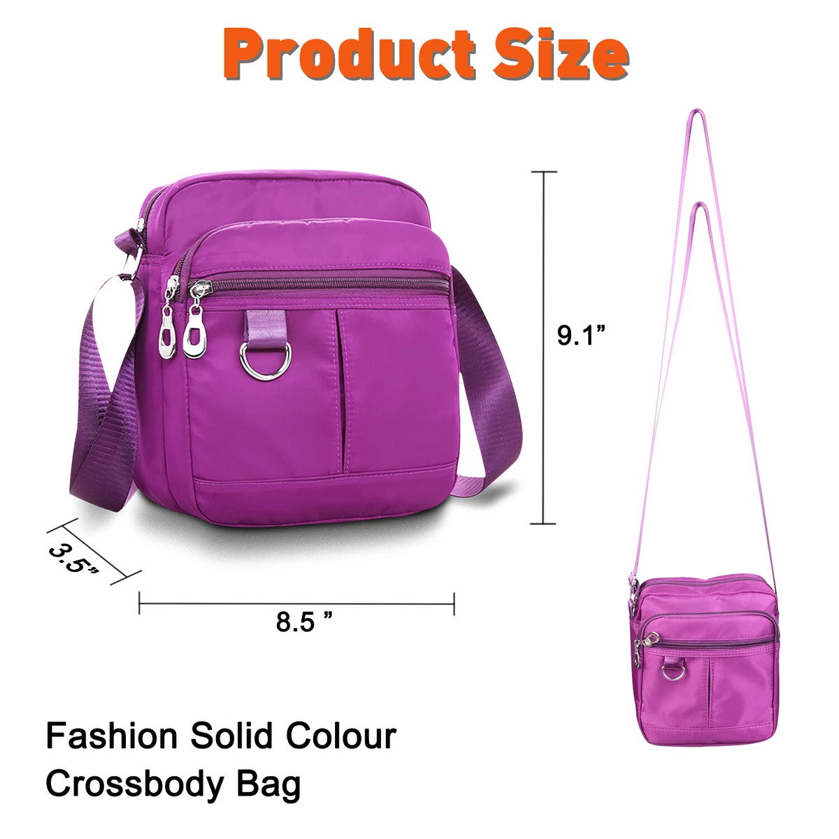 Ladies large shop messenger bag