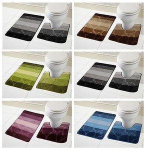 Kaya 2 Piece Bath Mat Pedestal Set Exclusive Non Slip Bathroom Set Ebay