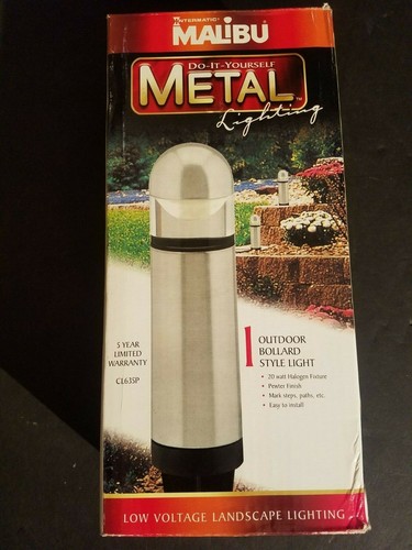 NEW IN BOX MALIBU LIGHT 12V CL635P PEWTER - Picture 3 of 9