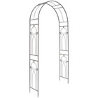 Arcadia Garden Products Arbors 46"x94" Metal Trellis Accessory Patina Black
