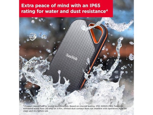 SanDisk 2TB Extreme PRO Portable SSD - Up to 2000MB/s - USB-C, USB 3.2 Gen 2x2, - Picture 5 of 5