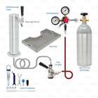 1 Tap Tower Draft Beer Sankey D Keg Kegerator Keezer Conversion Kit 5lb Co2 Tank