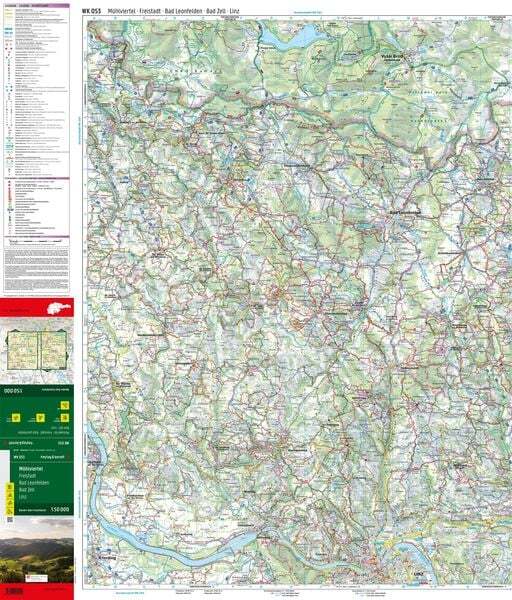 Thumbnail - Mühlviertel - Freistadt - Bad Leonfelden - Bad Zell - Linz 1 : 50.000