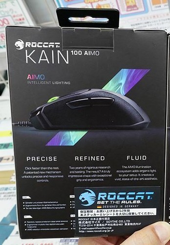 Buy Roccat Kain 100 Aimo Pc Gaming Mouse Roc 11 610 Bk Online In Indonesia