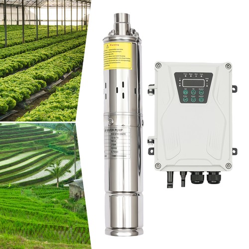270W 3" DC 24V Solar Wasserpumpe Tauchpumpe Tiefbohrbrunnenpumpe + MPPT Controller - Bild 21 von 22
