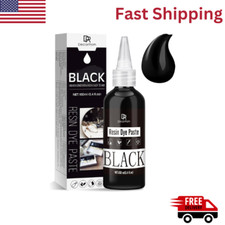Black Epoxy Resin Pigment Paste - 3.4 Fl.Oz / 100Ml High Concentrated Black Resi